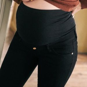 Sezane - maternity black jeans NWT size 26